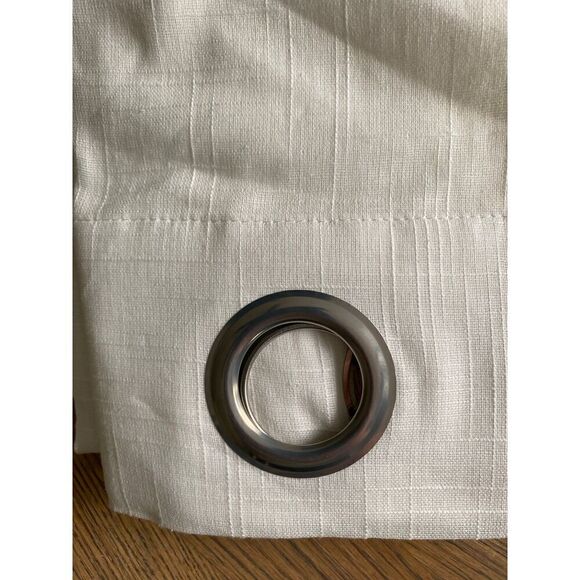 Fieldcrest Window long Curtain Panel Sheer Grommet Arden Cotton - Picture 5 of 6